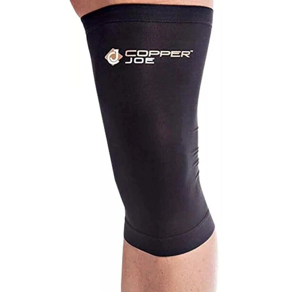 Copper Joe Knee‎ Compression Sleeve, Copper Infused Knee Brace Sleeve Size Small